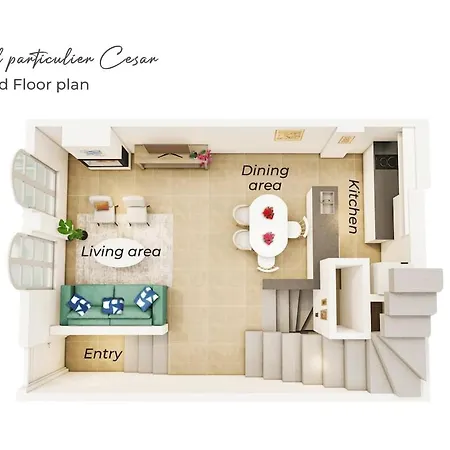 Дом отдыха Azurenting - Maison Cesario - 3 Канны